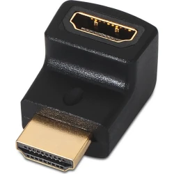 Adaptador AISENS HDMI A/H a HDMI A/M Negro (A121-0124)