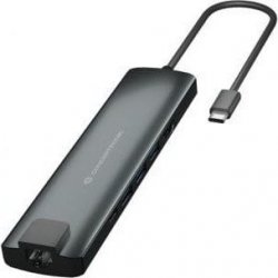 Adaptador CONCEPTRONIC USB-C HDMI mSD 9en1 (DONN06G) [foto 1 de 4]