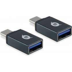 Imagen de Adaptador CONCEPTRONIC USB-C/M a USB-A/H 2Un (DONN03G)