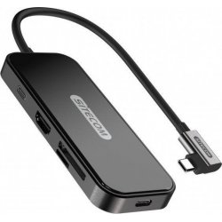 Imagen de Adaptador Sitecom USB-C a USB-A/PD/HDMI/Lector (CN-393)