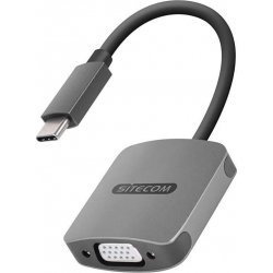 Adaptador Sitecom USB-C a VGA Gris (CN-371) [foto 1 de 4]