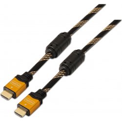 Cable AISENS Ferrita HDMI A/M-A/M 1m Oro (A119-0110) [foto 1 de 3]