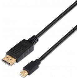 Cable AISENS mini DP/M-DP/M Negro 3m (A124-0132) [foto 1 de 3]