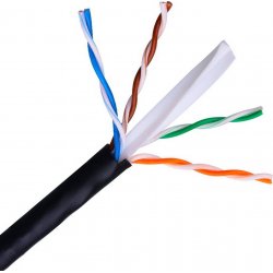 Cable AISENS RJ45 Cat.6 UTP Ext. 305m Negro (A135-0264)