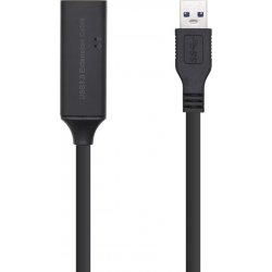 Cable AISENS USB-A/M a USB-A/H 10m Negro (A105-0408)
