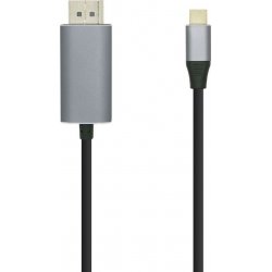 Cable AISENS USB-C/M a DP/M Negro 0.8m (A109-0394) [foto 1 de 3]