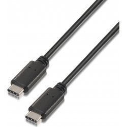 Cable AISENS USB-C/M-USB-C/M 2m Negro (A107-0057)
