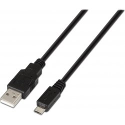 Cable AISENS USB2 A/M-Micro B/M 0.8m Negro (A101-0027) [foto 1 de 3]