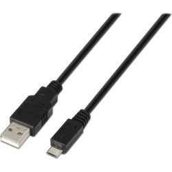 Imagen de Cable AISENS USB2 A/M-Micro B/M 1.8m Negro (A101-0028)