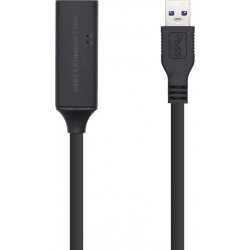 Imagen de Cable AISENS USB3.0 A/M-A/H 10m Negro (A105-0408)