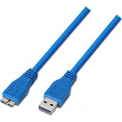 Cable AISENS USB3.0 A/M-MICRO B/M 2m Azul (A105-0048) [foto 1 de 3]