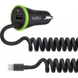Imagen de Cargador de Coche BELKIN USB Lightning (F8J154BT04-BLK)