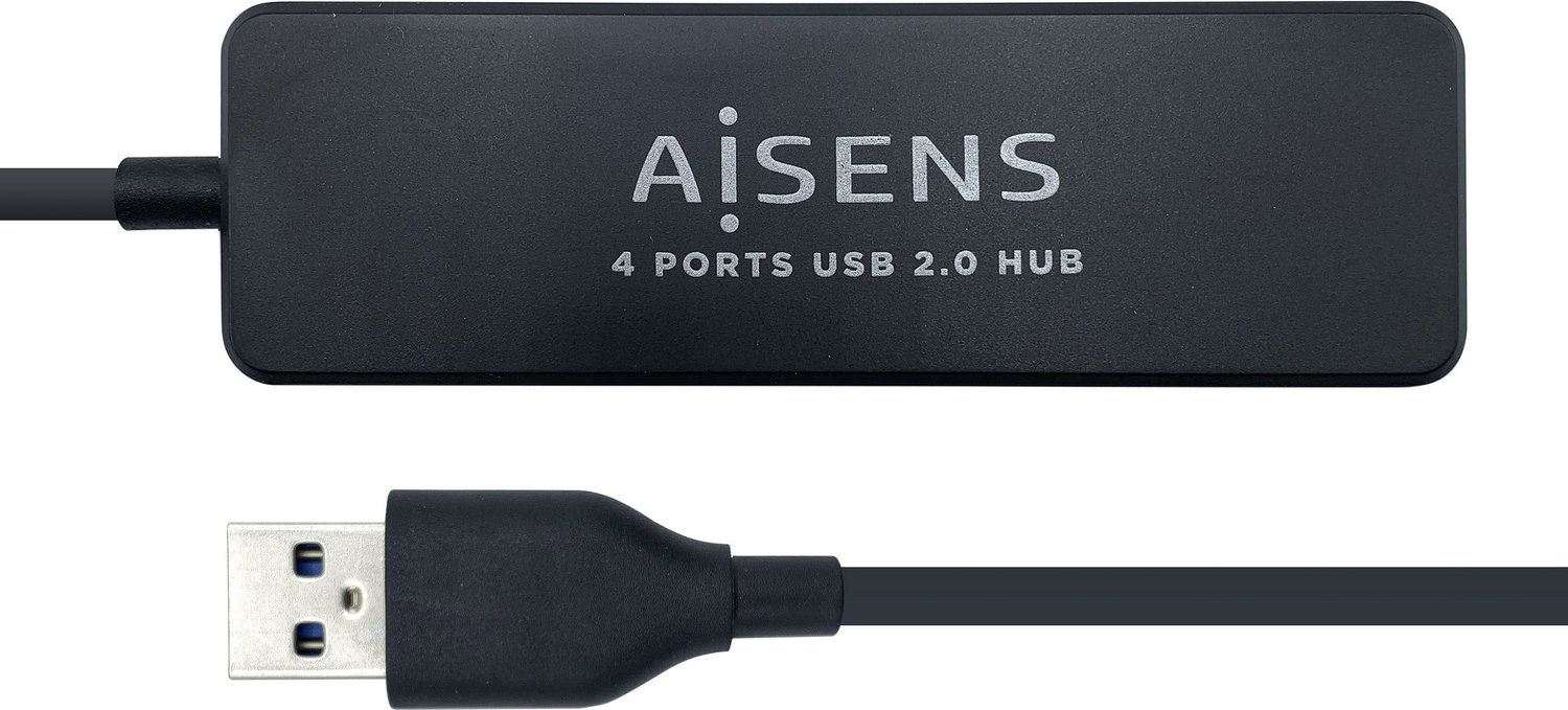 Adaptador USB 3.1 Gen1 5Gbps, 3A, tipo USB-C/M-A Hembra color negro Aisens A108-0323 