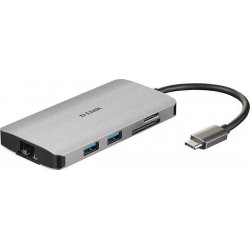 Hub D-Link USB-C a USB-A/C HDMI RJ45 Lector (DUB-M810) [foto 1 de 5]