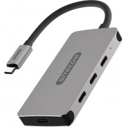 Hub Sitecom USB-C 3.0 a 4xUSB-C 3.0 Negro (CN-386) [foto 1 de 5]