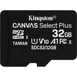 Imagen de Kingston MicroSDHC Canvas Plus 32Gb C10 (SDCS2/32GBSP)