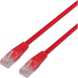 Latiguillo AISENS RJ45 Cat.6 UTP 3m Rojo (A135-0240)