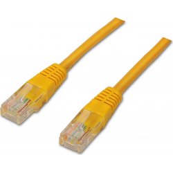 Latiguillo AISENS RJ45 Cat6 UTP 50cm Amarill(A135-0253)
