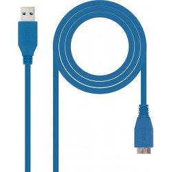 Nanocable USB-A/M a mUSB-B/M 1.0m Azul (10.01.1101-BL)