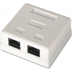 Roseta AISENS RJ45 Cat6 UTP 2 Tomas Blanca (A139-0302)