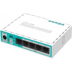 Imagen de Router Mikrotik hEX Lite 5xRJ45 WAN Blanco (RB750r2)