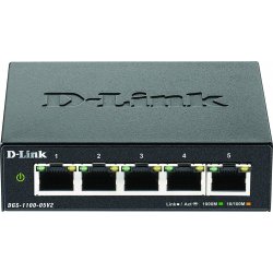 Switch D-Link 5p 10/100/1000 Negro (DGS-1100-05V2) [foto 1 de 3]