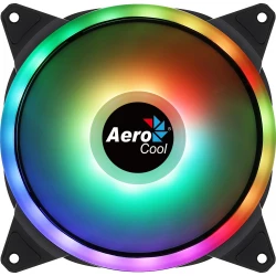 Imagen de Ventilador AEROCOOL Duo 140mm ARGB LED Negro (DUO14)