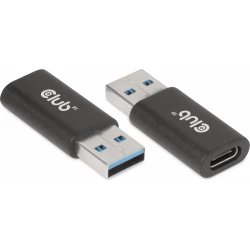 Adaptador Club 3D USB-A/M a USB-C/H Negro (CAC-1525) [foto 1 de 2]