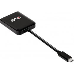 Adaptador Club 3D USB-C/M a 2x DP/H Negro (CSV-1555) [foto 1 de 9]