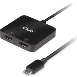 Adaptador Club 3D USB-C/M a 2x HDMI/H Negro (CSV-1556) [foto 1 de 9]