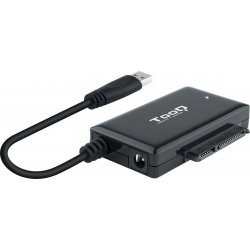 Imagen de Adaptador TOOQ USB-A a SATA 2.5``/3.5`` Negro (TQHDA-01A)