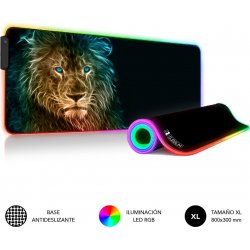 Imagen de Alfombrilla SUBBLIM Lion XL LED RGB (SUBMP-02RGB10)