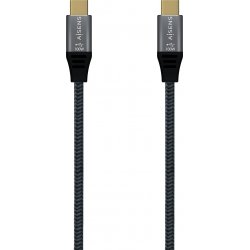 Cable AISENS USB-C 4/M a USB-C 4/M 2m Gris (A107-0634)