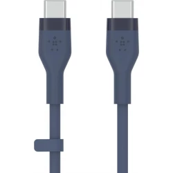 Imagen de Cable BELKIN USB-C a USB-C Flex 1m Azul (CAB009BT1MBL)