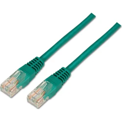 Cable Red AISENS RJ45 Cat.5e UTP Verde 0.5m (A133-0193) [foto 1 de 2]
