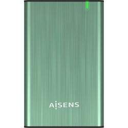 Imagen de Caja AISENS HDD 2.5`` SATA USB 3.0 Verde (ASE-2525SGN)