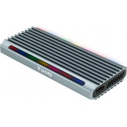 Caja TOOQ SSD M.2/PCIe/SATA USB-C 3.0 Gris (TQE-2221G) [foto 1 de 9]