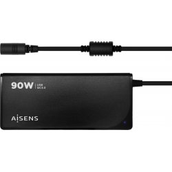 Cargador AISENS 90W 12 DC USB-A Negro (ASLC-90WAUTO-BK) [foto 1 de 8]