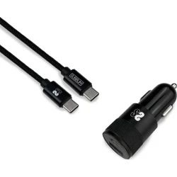 Imagen de Cargador Coche SUBBLIM USB-A/C Cable USB-C (CHG-5CPD02)
