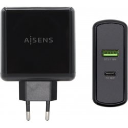 Cargador de Pared AISENS 48W USB-A/C (ASCH-2PD30QC-BK) [foto 1 de 3]