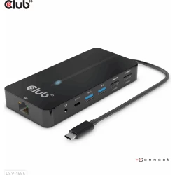 Dock Club 3D 7en1 USB-C-2xHDMI/2xUSB-A+USB-C (CSV-1595) [foto 1 de 9]