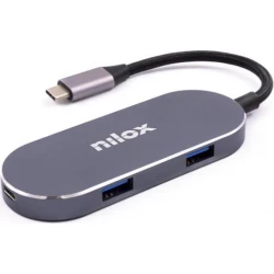 Dock NILOX USB-C a 3x USB-A/USB-C PD/HDMI (NXDSUSBC01) [foto 1 de 2]
