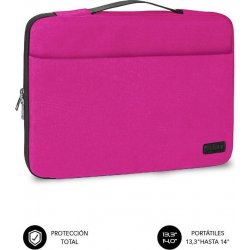 Funda SUBBLIM Elegant Laptop Sleeve 14`` Rosa (0TS0002) [foto 1 de 3]