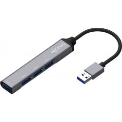 Hub AISENS USB-A 3.0 a 4xUSB-A 3.0 Gris (A106-0540) [foto 1 de 5]