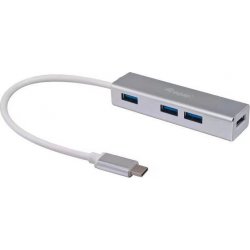 Hub EQUIP USB-C 3.0 a 4xUSB-A 3.0 Plata (EQ128958) [foto 1 de 9]