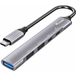 Imagen de Hub EQUIP USB-C a 2xUSB 2.0 1xUSB-A 2xUSB-C (EQ128962)