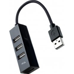 Imagen de Hub Nanocable USB-A 2.0 a 4USB-A 2.0 Negro (10.16.4404)