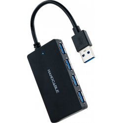 Imagen de Hub Nanocable USB-A 3.0 a 4USB-A 3.0 Negro (10.16.4403)