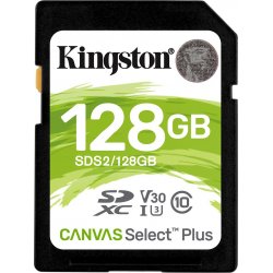 Imagen de Kingston SDXC Canvas Plus 128Gb Clase 10 (SDS2/128GB)