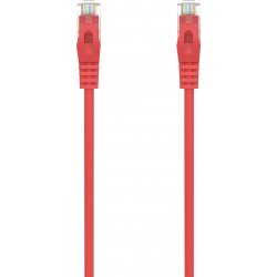 Latiguillo AISENS RJ45 Cat.6a UTP 25cm Rojo (A145-0556)